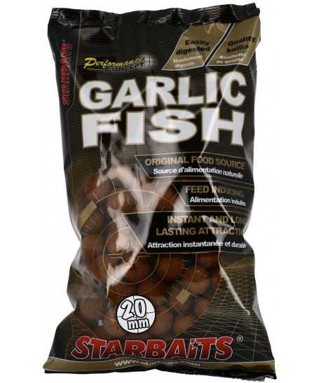 Garlic Fish - Boilie potápivé 1kg 20mm Garlic Fish - Boilie potápivé 1kg 20mm