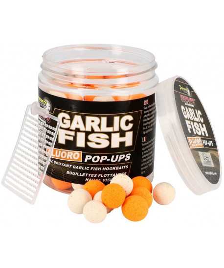 Garlic Fish - Boilie FLUO plovoucí 80g 14mm Garlic Fish - Boilie FLUO plovoucí 80g 14mm