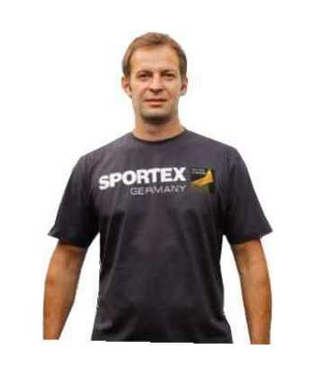 Sportex T-Shirt Tričko s velkým logem - tmavě šedé vel.L