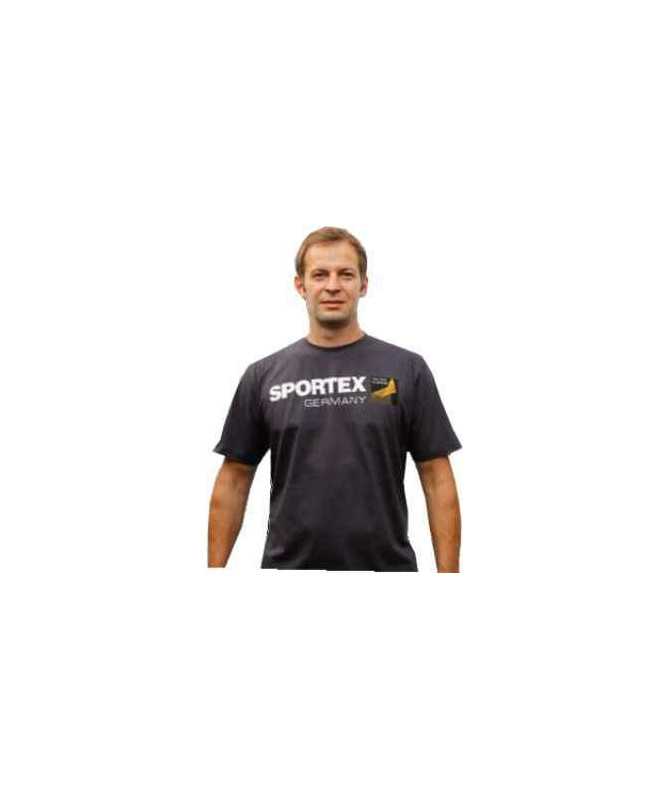 Sportex T-Shirt Tričko s velkým logem - tmavě šedé vel.M