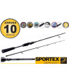 Přívlačové pruty SPORTEX Black Arrow G-3 spin 2-díl 240cm / 20g