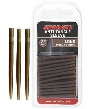 Anti Tangle Sleeve Long hnědá 4cm (převleky) 25ks