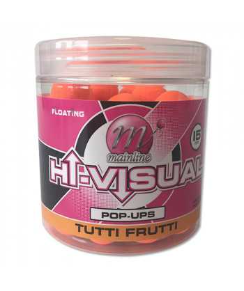 Mainline hi-visual boilies pop-ups Tutti frutti 15 mm