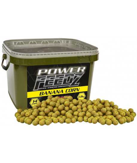 Boilies Power FEEDZ Banana Corn 20mm 1,8kg Boilies Power FEEDZ Banana Corn 20mm 1,8kg