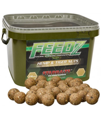 Boilies FEEDZ Hemp-Tigernut 14mm 1,8kg