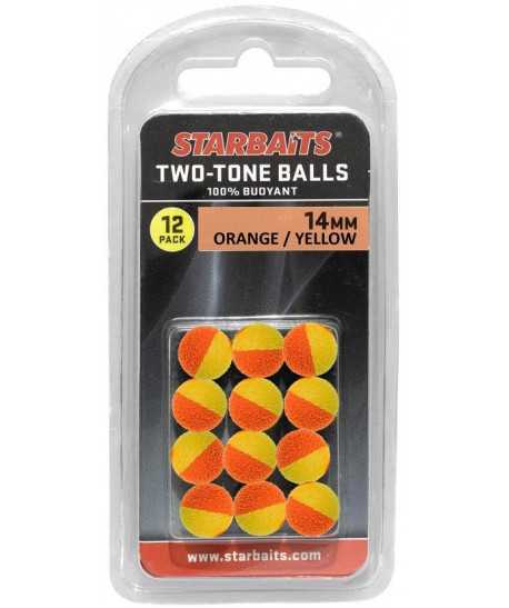 Two Tones Balls 10mm oranžová/žlutá (plovoucí kulička) 12ks Two Tones Balls 10mm oranžová/žlutá (plovoucí kulička) 12ks