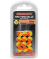 Two Tones Balls 10mm oranžová/žlutá (plovoucí kulička) 12ks