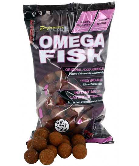 Omega Fish - Boilie potápivé 1kg 24mm