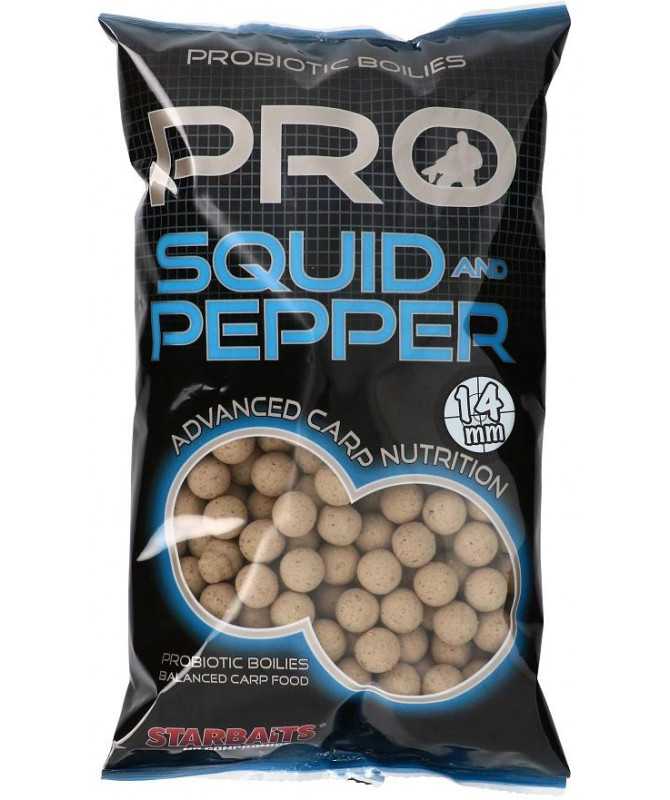 Pro Squid & Pepper- Boilie potápivé 1kg 14mm