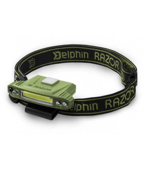 Čelová lampa Delphin RAZOR USB Čelová lampa Delphin RAZOR USB