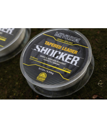 Shocker Tapered Leader 0.28-0.47 mm 5x12 m
