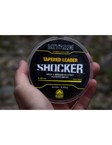 Shocker Tapered Leader 0.28-0.57 mm 5x15 m