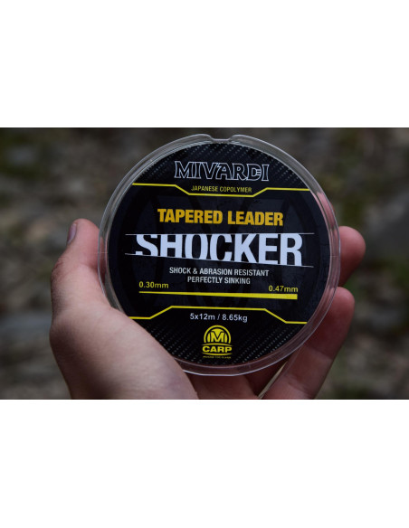 Shocker Tapered Leader 0.28-0.57 mm 5x15 m