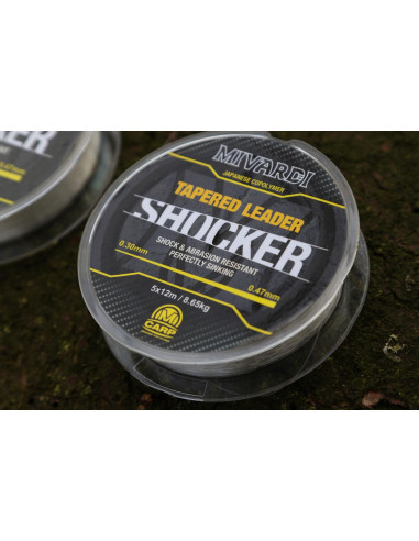 Shocker Tapered Leader 0.28-0.57 mm 5x15 m