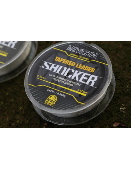 Shocker Tapered Leader 0.28-0.57 mm 5x15 m