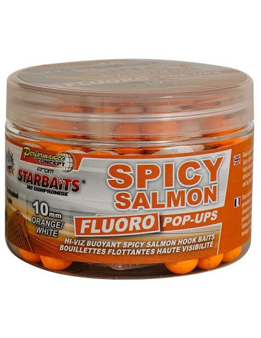 Spicy Salmon - Boilie FLUO plovoucí 80g 20mm
