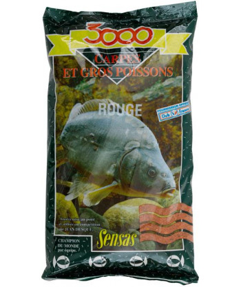 Krmení 3000 Carpes Rouge (kapr červený) 1kg