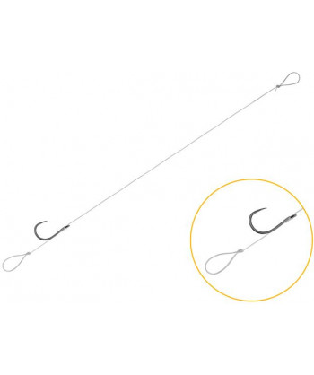 Feederový návazec Delphin FLR Loop / 6ks, 8cm NO8 SM