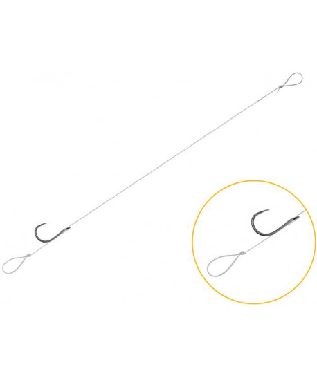 Feederový návazec Delphin FLR Loop / 6ks, 8cm NO8 SM