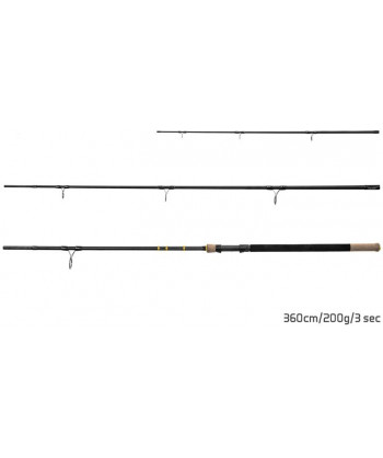 Delphin RIVER Trophy NXT + 4 špičky, 360cm/200g/3 díly