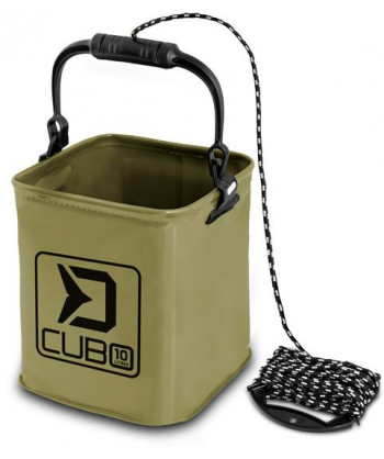 Skládací vědro Delphin CUBO, 5L + 5m
