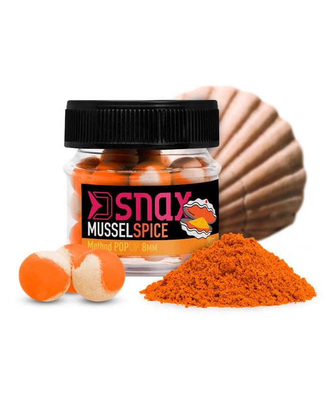 Nástraha D SNAX POP 8mm/20g, Mušle-Koření