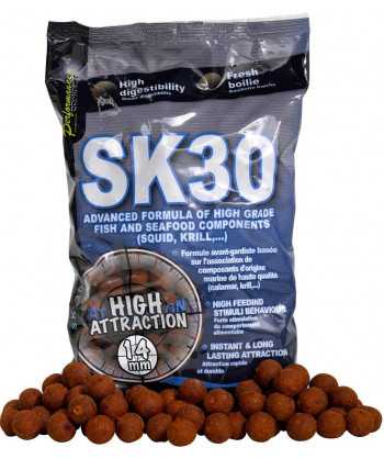 SK 30 - Boilie potápivé 1kg  14mm